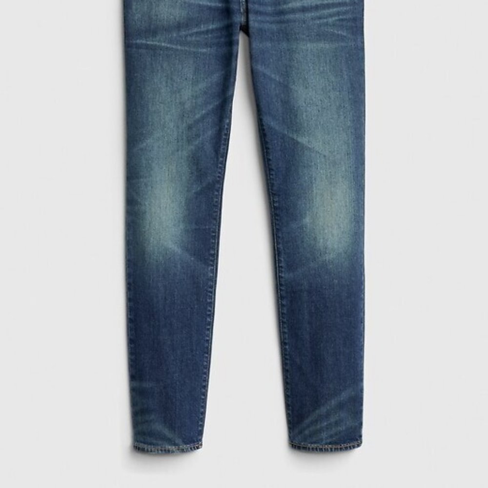 Gap Slim Bettermade Denim Jeans 29/32 Dark Wash + - Picture 7 of 9